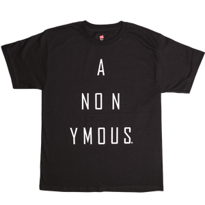 ANONYMOUS (Black) Men's T-SHIRT