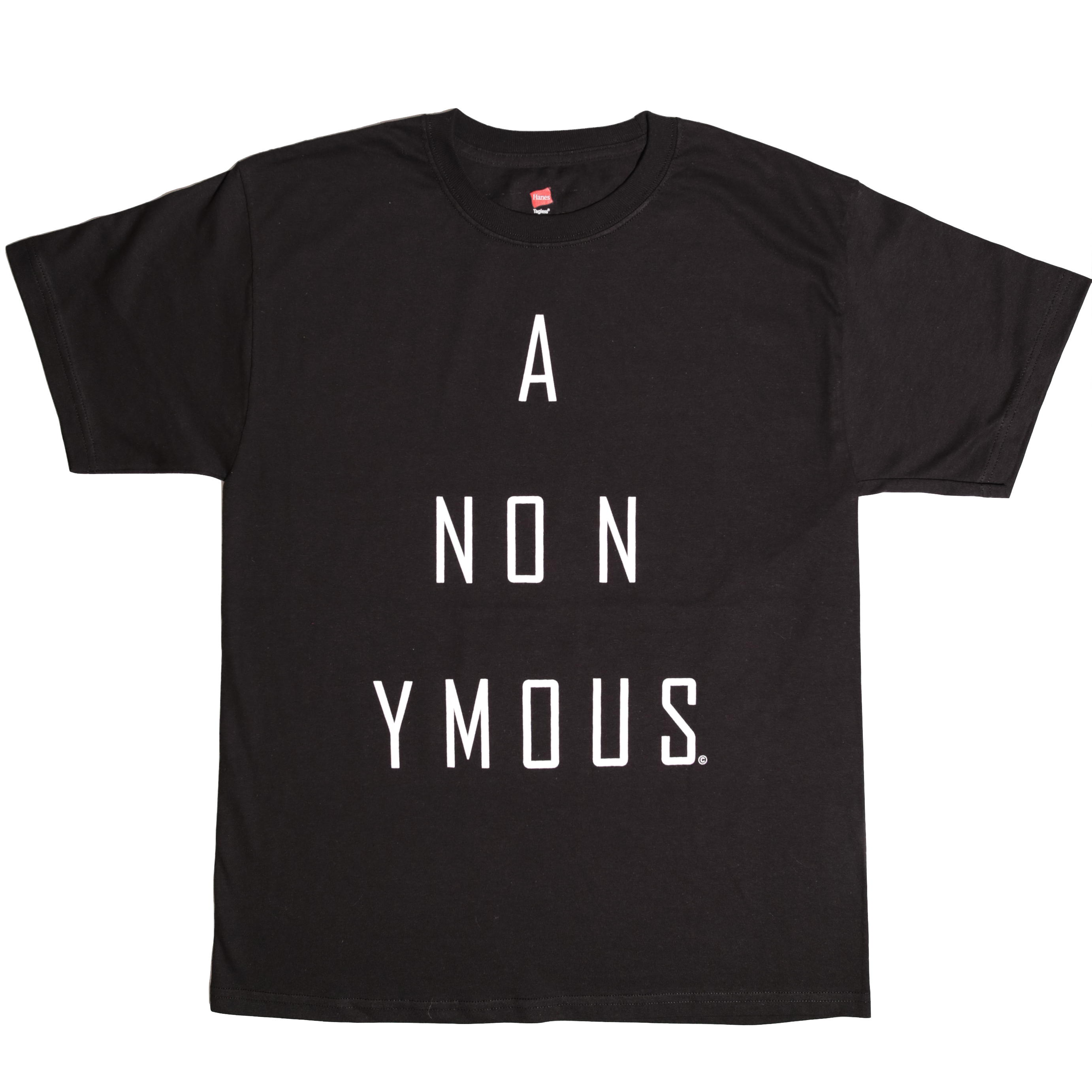 ANONYMOUS (Black) Men's T-SHIRT