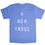 ANONYMOUS (Light Blue)Men's/ Unisex T-SHIRT