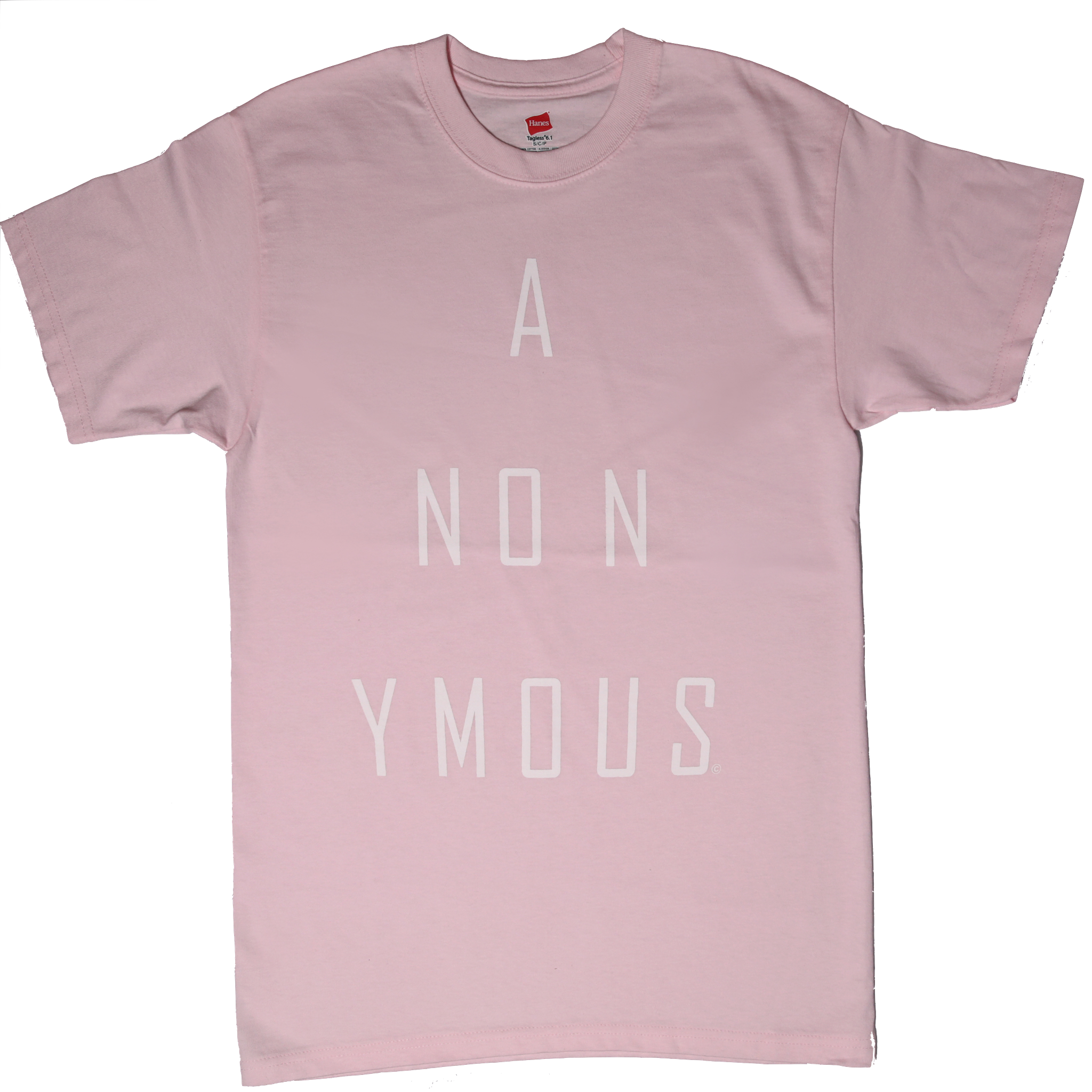 ANONYMOUS (Pink)Men's/Unisex T-SHIRT