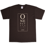 ONE DAY AT A TIME (Chocolate Brown) Men's T-SHIRT