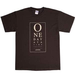 ONE DAY AT A TIME (Chocolate Brown) Men's T-SHIRT