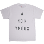 ANONYMOUS (White) Men's T-SHIRT