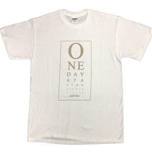 ONE DAY AT A TIME (White) Men's T-SHIRT