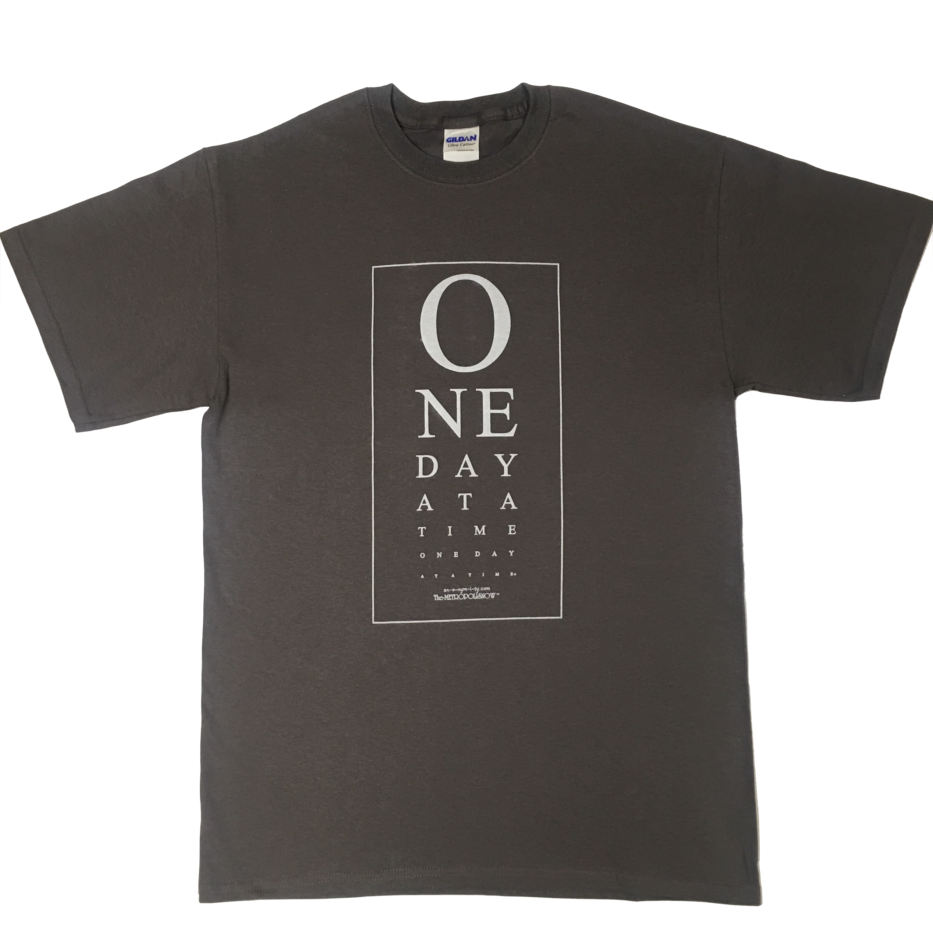 ONE DAY AT A TIME (Dark Grey) Men's T-Shirt