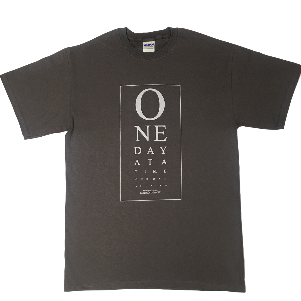 ONE DAY AT A TIME (Dark Grey) Men's T-Shirt