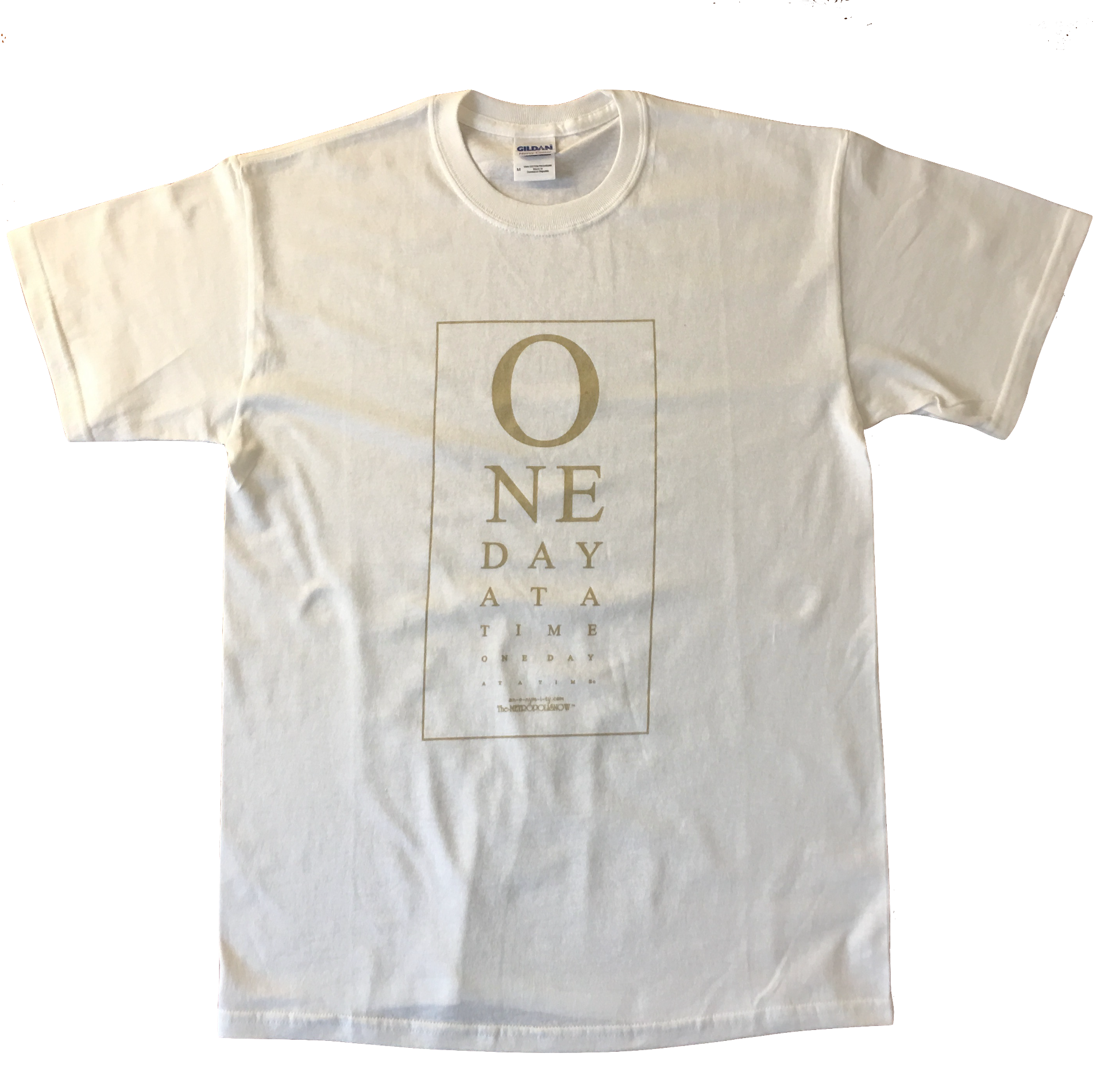 ONE DAY AT A TIME (White) Men's T-SHIRT