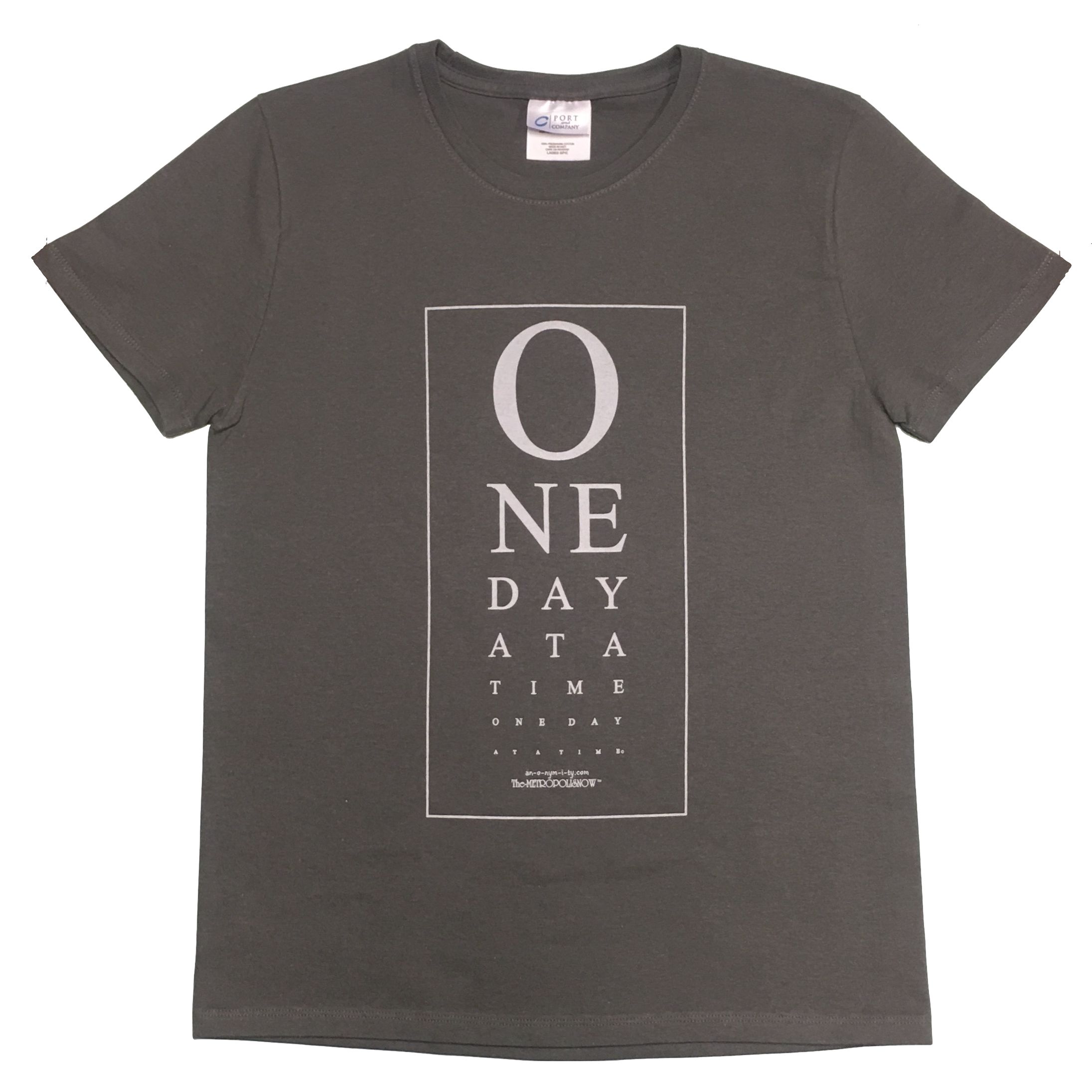 ONE DAY AT A TIME (Dark Grey) Women's T-SHIRT